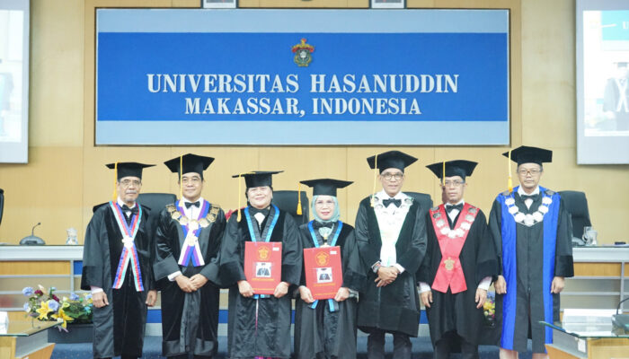 Pengukuhan Guru Besar Bidang Ilmu Kimia Material dan Ilmu Biokimia Fakultas MIPA Unhas