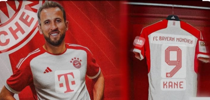 Harry Kane Resmi Jadi Striker Baru Bayern Munchen