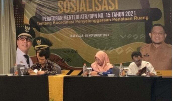 Distaru Makassar Gelar Sosialisasi Peraturan Menteri ATR/BPN No. 15 Tahun 2021