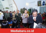 Pastikan Lancarnya Ibadah Malam Natal Tahun 2023, Kasdam XIV/Hsn Mewakili Pangdam Bersama Forkominda Sulsel Turun Langsung ke Sejumlah Gereja di Kota Makassar