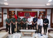 Regional Chief Exceutive Officer BRI Kanwil Makassar Silahturahmi ke Kodam XIV/Hasanuddin