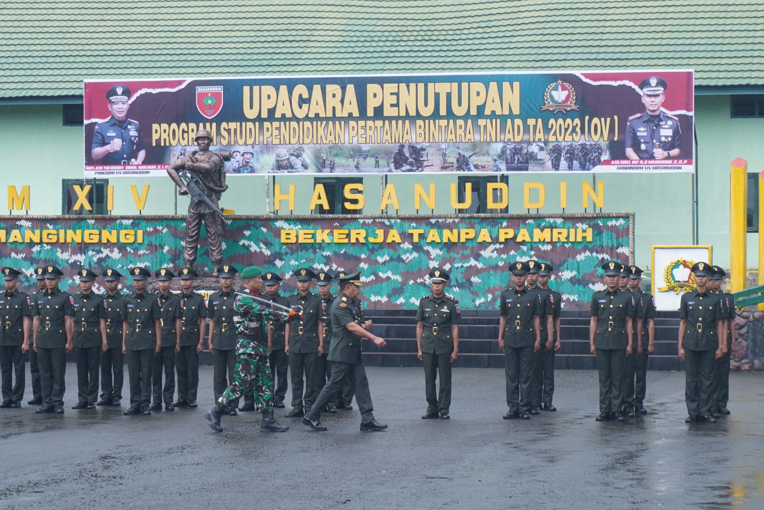 Selamat, 104 Bintara Selesaikan Program Studi Pendidikan Pertama TNI AD TA 2023