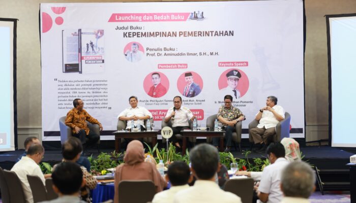 Danny Pomanto Bicara Pemimpin Peradaban pada Peluncuran Buku Karya Prof Aminuddin Ilmar