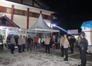 Kapolres Gowa Cek Gudang Logistik Pemilu dikantor Panitia Pemilihan Kecamatan, Pasca Pemungutan dan Penghitungan Suara