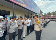 Kapolres Gowa Lakukan Cara ini Cek Personel di Posko Pengamanan PPK Kabupaten Gowa
