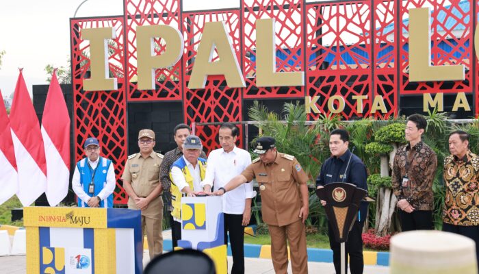 Danny Pomanto Dampingi Presiden Jokowi Resmikan Pengelolaan IPAL Losari