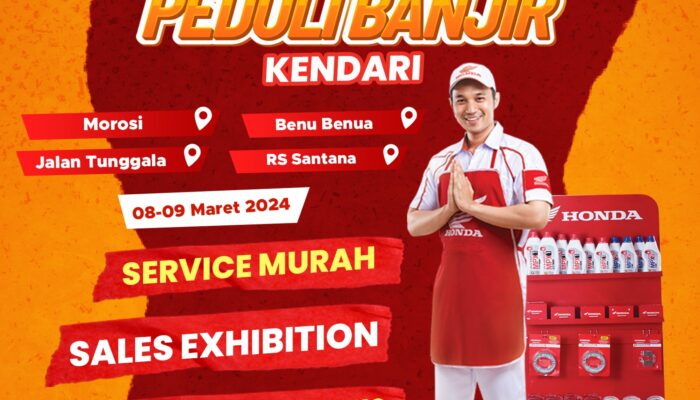 Bentuk Kepedulian kepada Masyarakat Kendari, Astra Motor Menyalurkan Bantuan kepada Korban Banjir
