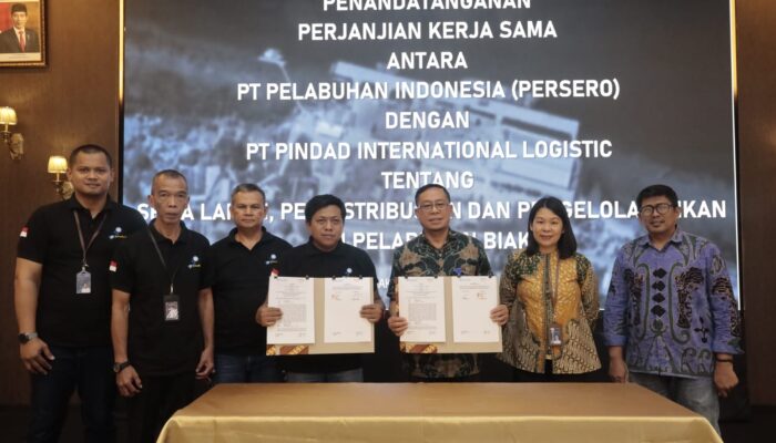 Sinergi BUMN, Pelindo dan Pindad Teken Perjanjian Kerja Sama