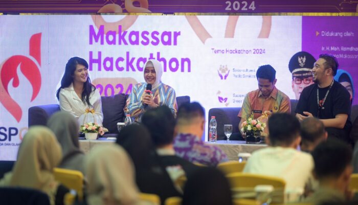 Buka Hackaton Dispora 2024, Indira Pacu Pemuda Makassar Kuasai Skill Inovasi Digital