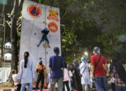 Fasilitas Panjat Tebing BPBD Jadi Daya Tarik Anak-Anak di F8