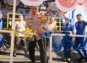 Kapolda Sulsel Resmikan Kapal Patroli C1-3012 Sikatan di Dermaga Ditpolairud Polda Sulsel