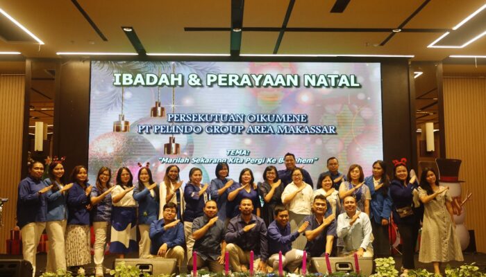 Ibadah & Perayaan Natal Persekutuan Oikumene Pelindo Group Area Makassar “Marilah Sekarang Kita Pergi ke Betlehem”