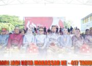 Camat Tamalate dan jajarannya Ikuti  Perayaan HUT Kota Makassar ke-417 dengan Semangat Tangguh, Sejahtera, dan Bahagia