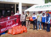 Perumda Air Minum Kota Makassar Salurkan Bantuan Sembako kepada Warga Terdampak Banjir di Perumnas Antang