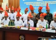 Pj Gubernur Prof Fadjry Djufry Bahas Kontribusi Sulsel Wujudkan Swasembada Pangan Bersama Empat Menteri, Wamen, dan Kepala Daerah