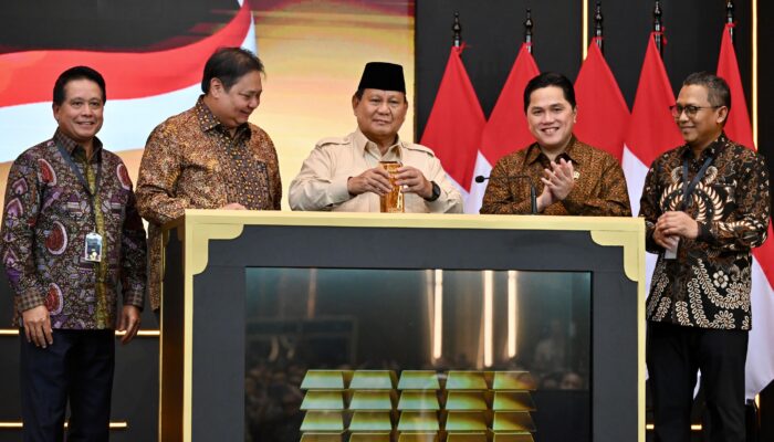 Presiden Prabowo Resmikan Pegadaian Sebagai Bank Emas Pertama di Indonesia