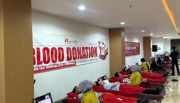 Dalam Rangka CSR Perusahaan, Swiss-Belinn Panakkukang Makassar Gelar Kegiatan Donor Darah
