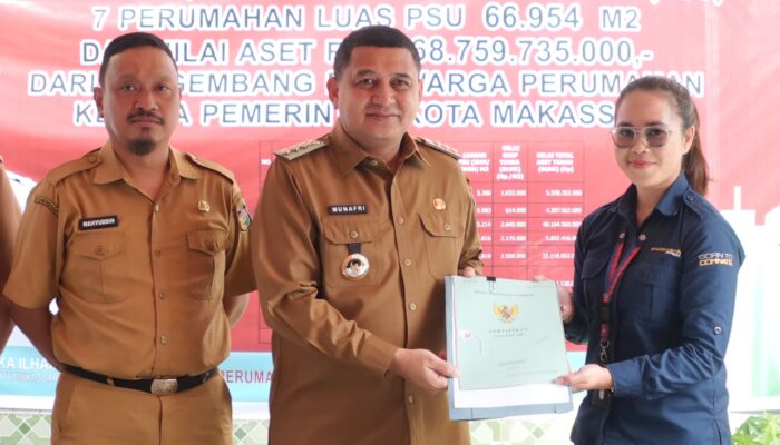 Tujuh Perumahan di Makassar Serahkan PSU, Munafri : Komitmen Pemkot Ciptakan RTH