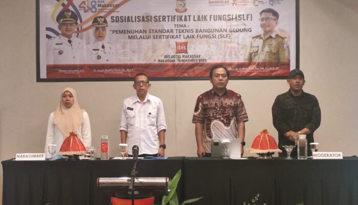 Distaru Makassar Gelar Sosialisasi SLF untuk Tingkatkan Kesadaran Standar Teknis Bangunan