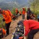Jatuh Dari Hammock dan Cedera, Pendaki Gunung Bulu Baria Dievakuasi Tim SAR Gabungan