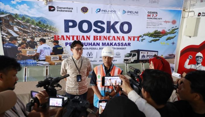 Pelindo–Pelni Kirim Bantuan untuk Korban Gempa NTT