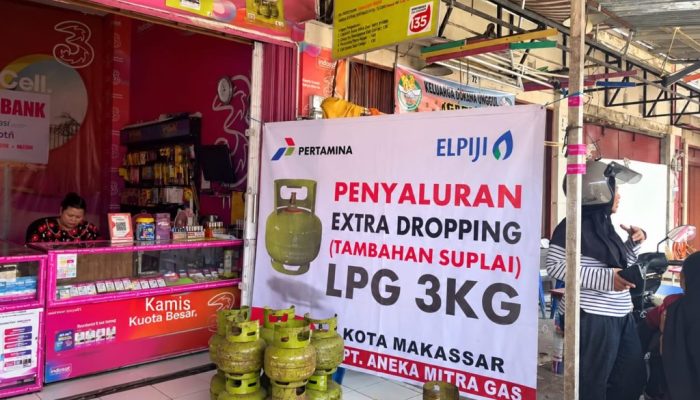 Pertamina Perkuat Pasokan LPG 3 Kg di Sulawesi Selatan dengan Extra Dropping 173.160 Tabung