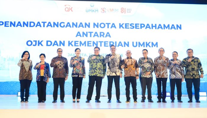 OJK Perkuat Kolaborasi Dukung Pengembangan UMKM, Pembiayaan UMKM Capai Rp1.948,72 triliun