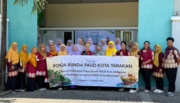 Pemkot Tarakan Belajar Pengelolaan PAUD Holistik di TK Islam Athirah Makassar