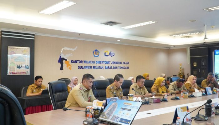 “Diskusi Data ILAP, Pemkab Jeneponto dan Kanwil DJP Sulselbartra Sepakat Integrasikan Data Perpajakan”